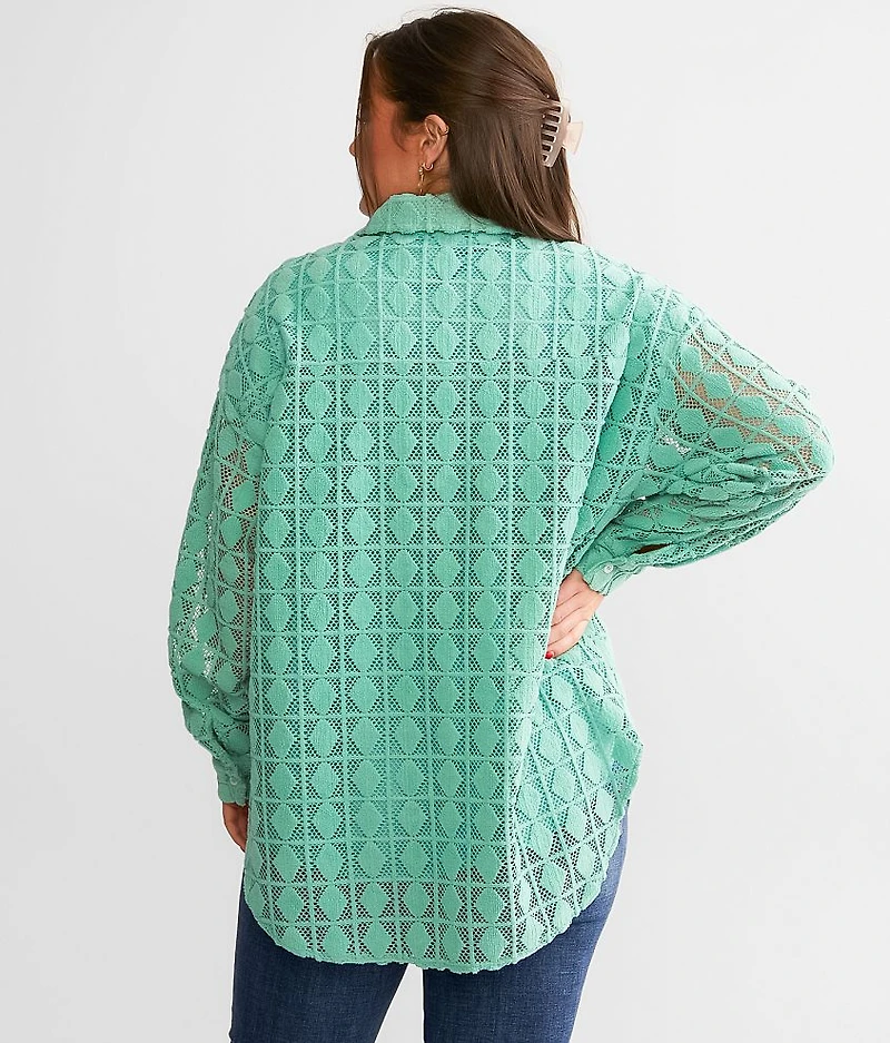 Diamond Textured Shacket