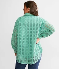 Diamond Textured Shacket