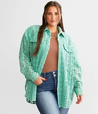 Diamond Textured Shacket