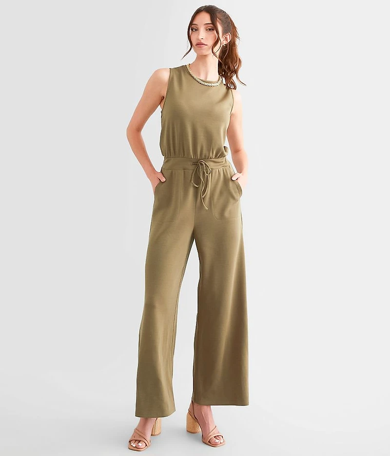 Solid Knit Jumpsuit