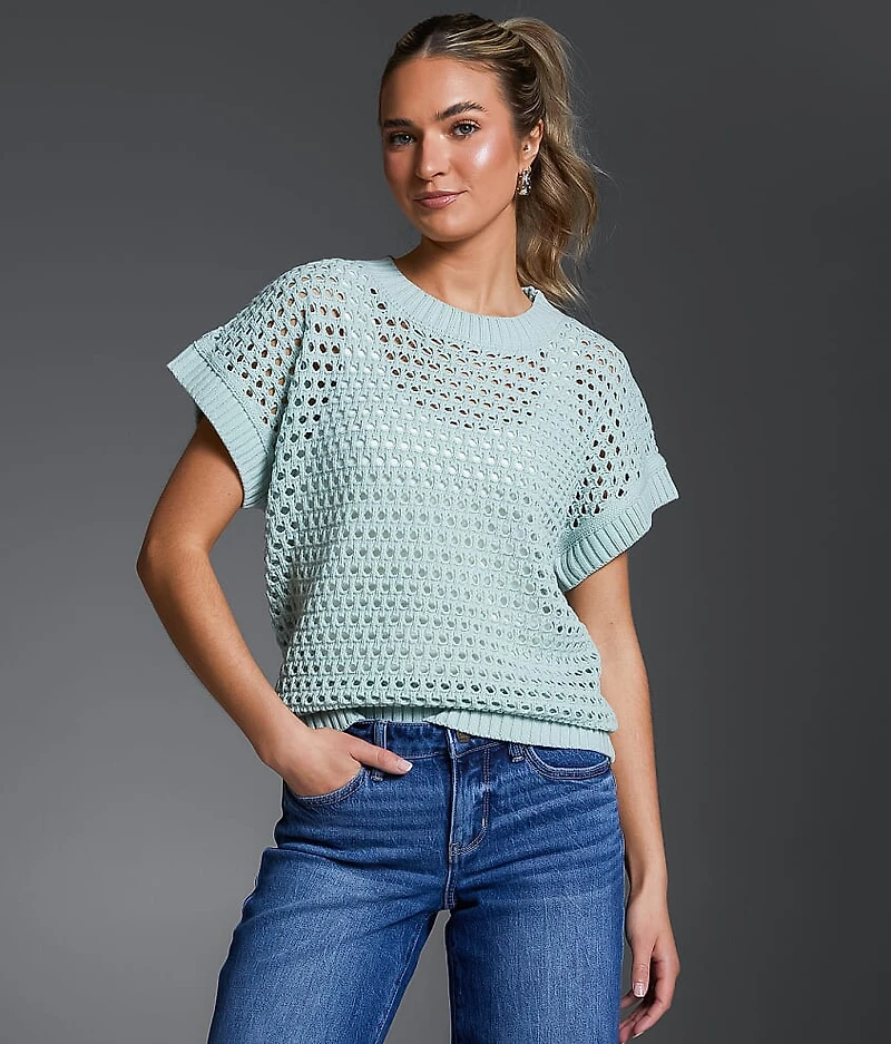 Open Stitch Sweater