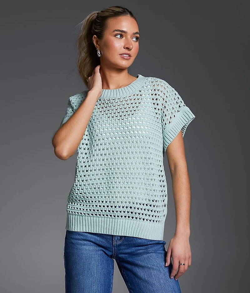 Open Stitch Sweater