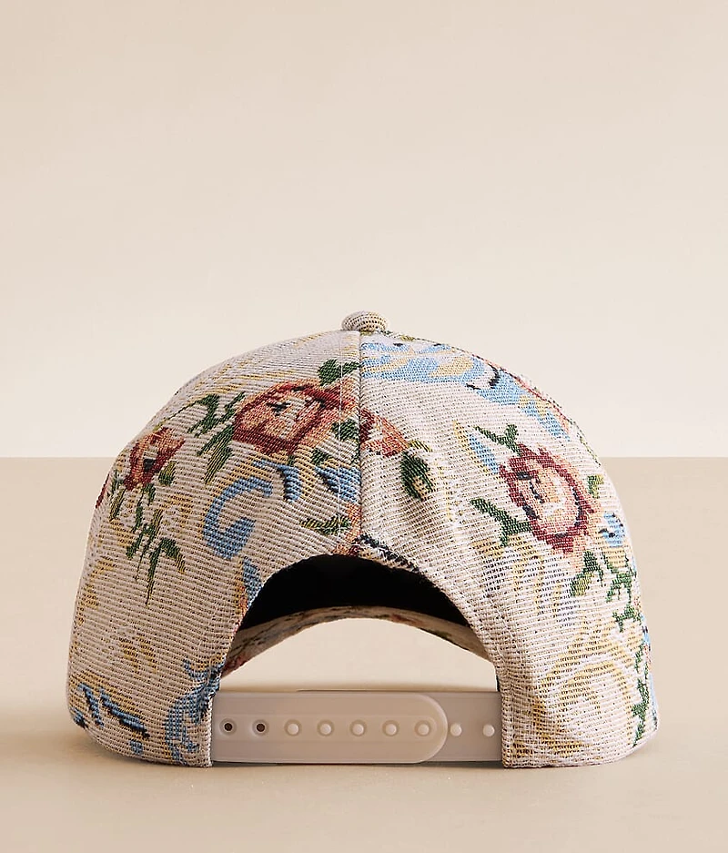 Floral Jacquard Baseball Hat
