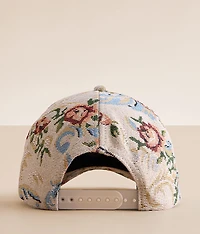 Floral Jacquard Baseball Hat