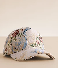 Floral Jacquard Baseball Hat
