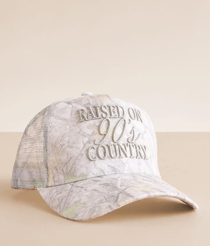 Raised On 90s Country Trucker Hat
