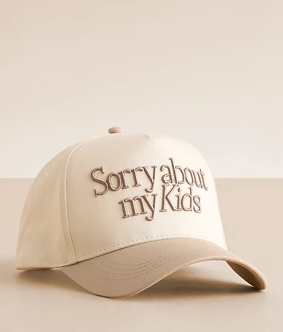 Sorry About My Kids Baseball Hat