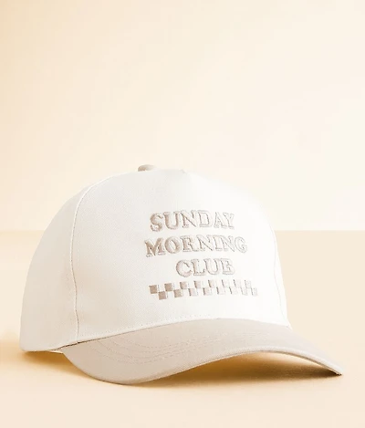Sunday Morning Club Baseball Hat