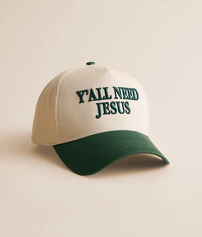 Y'all Need Jesus Baseball Hat
