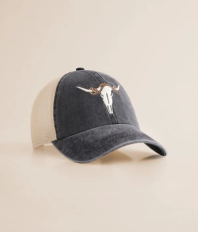 Washed Steerhead Baseball Hat
