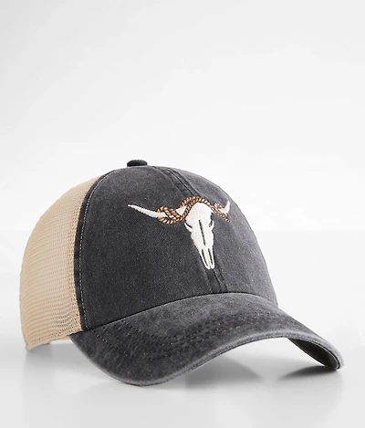 Washed Steerhead Baseball Hat