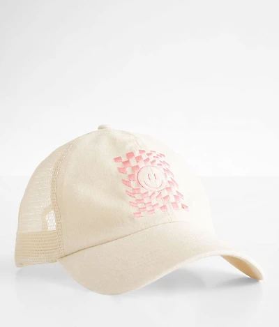 Smiley Checker Baseball Hat