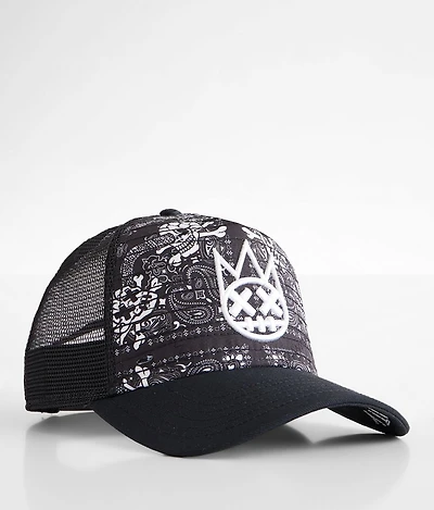 Paisley Mesh Trucker Hat