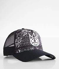 Paisley Mesh Trucker Hat