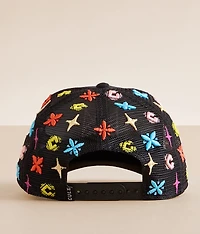 Logo Pattern Trucker Hat