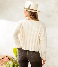 2 Pieced Cardigan Sweater Set