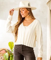 2 Pieced Cardigan Sweater Set