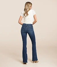 Swarovski Crystal Mid-Rise Boot Jean