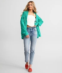 Metallic Jacquard Blouse