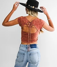 Open Back Strappy Top