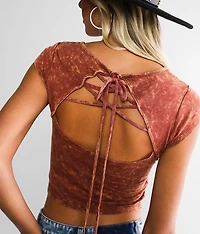 Open Back Strappy Top