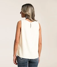 Embroidered Tank Top