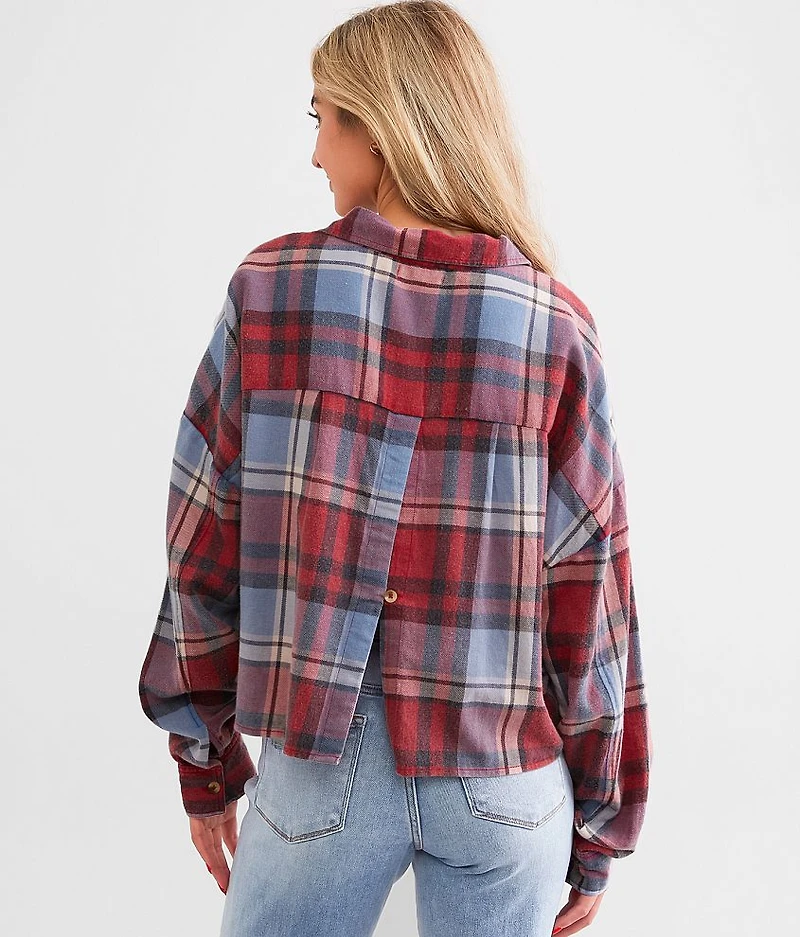 Plaid Boyfriend Flannel Shirt