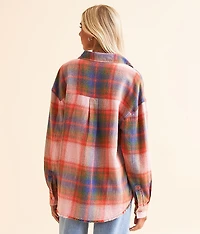 Plaid Boyfriend Flannel Shirt