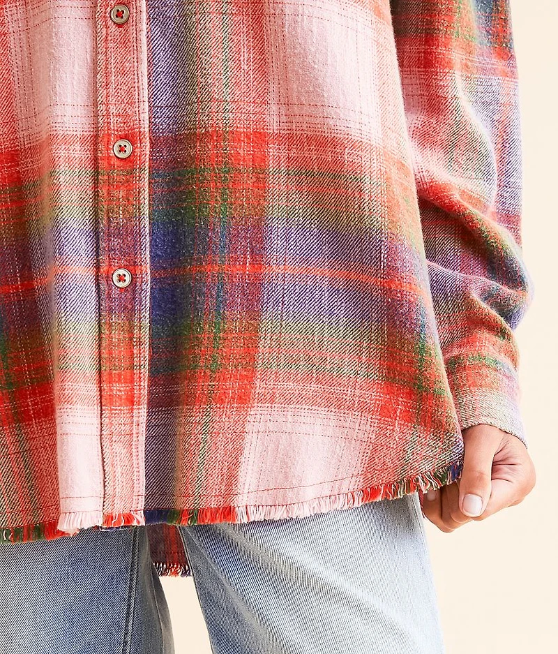 Plaid Boyfriend Flannel Shirt