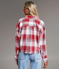 Flannel Cropped Shirt