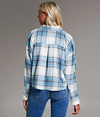 Flannel Cropped Shirt