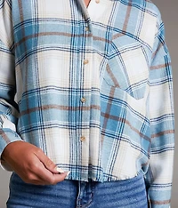Flannel Cropped Shirt