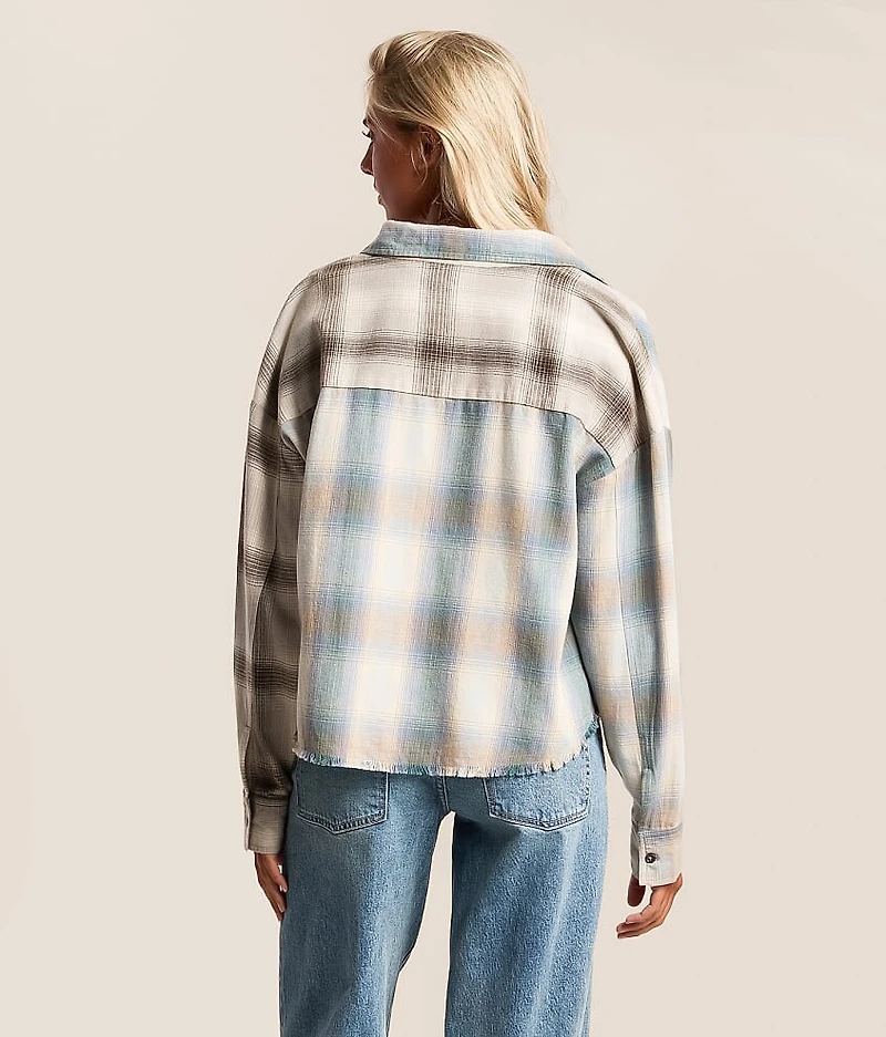 Flannel Raw Edge Shirt