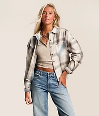 Flannel Raw Edge Shirt
