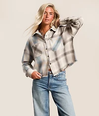 Flannel Raw Edge Shirt
