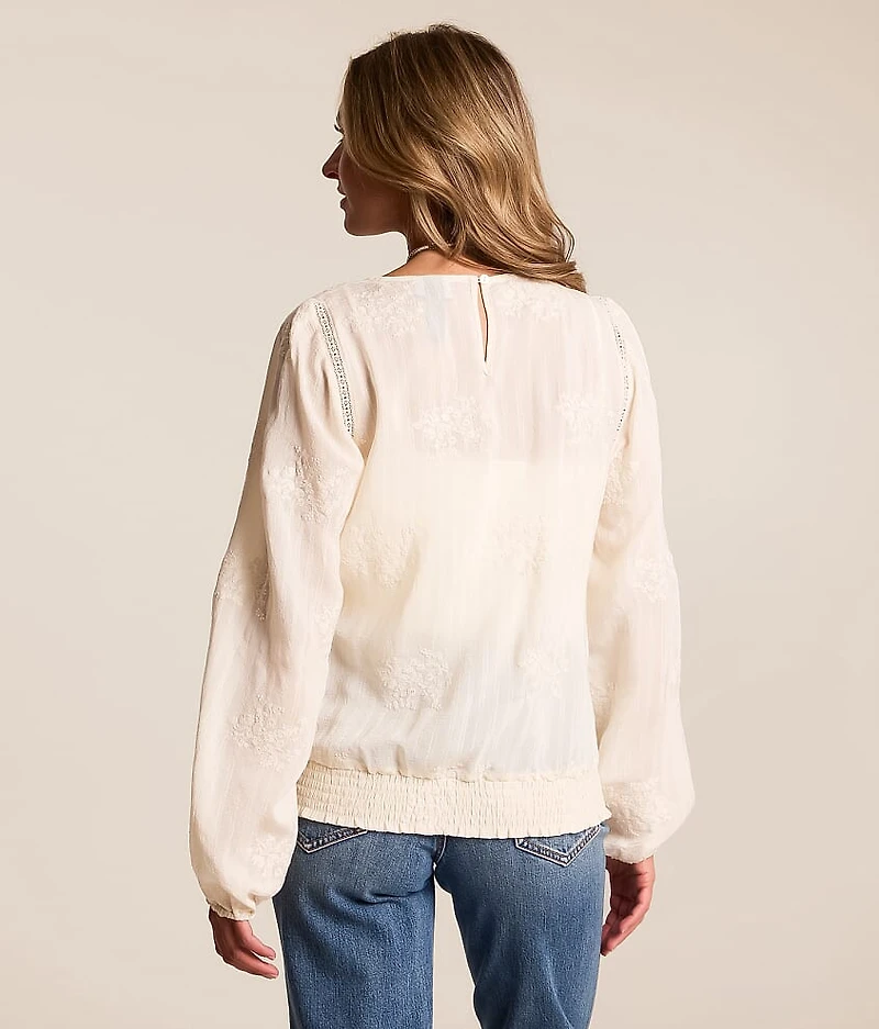 Floral Embroidered Top