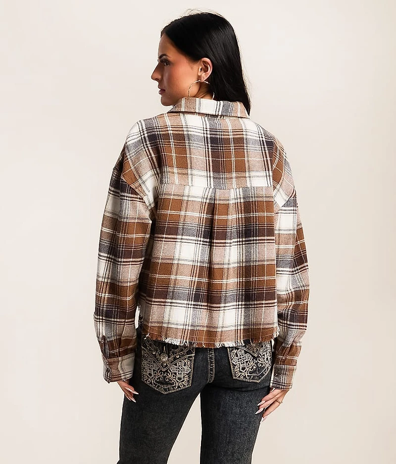 Frayed Flannel Shirt
