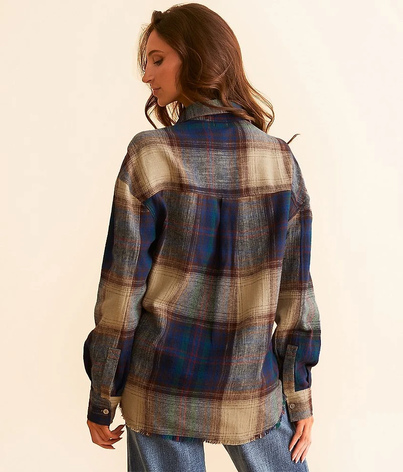 Plaid Flannel Boyfriend Shirt