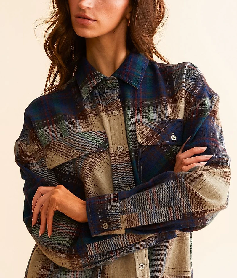 Plaid Flannel Boyfriend Shirt
