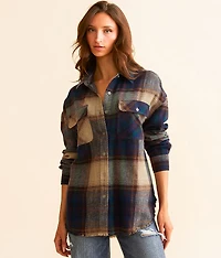 Plaid Flannel Boyfriend Shirt