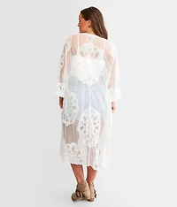 Mesh Lace Kimono