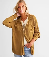 Waffle Knit Thermal Shirt