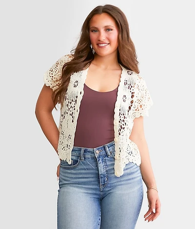 Crochet Cardigan Sweater