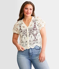 Crochet Cardigan Sweater