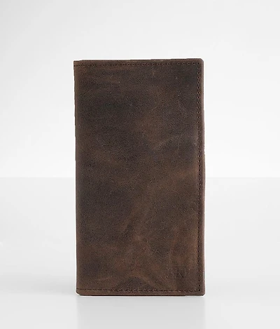 Leather Checkbook Wallet