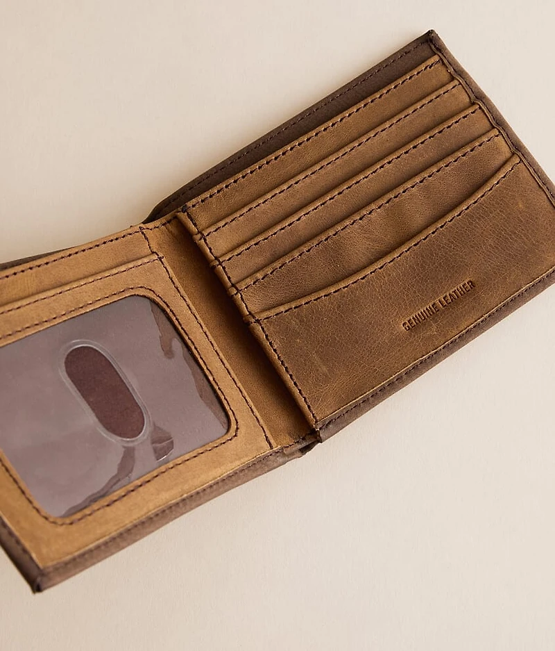 Pieced Leather Wallet