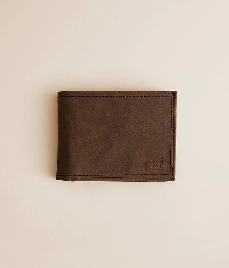 Pieced Leather Wallet