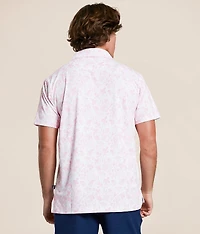 The Watercolor Flower Performance Polo