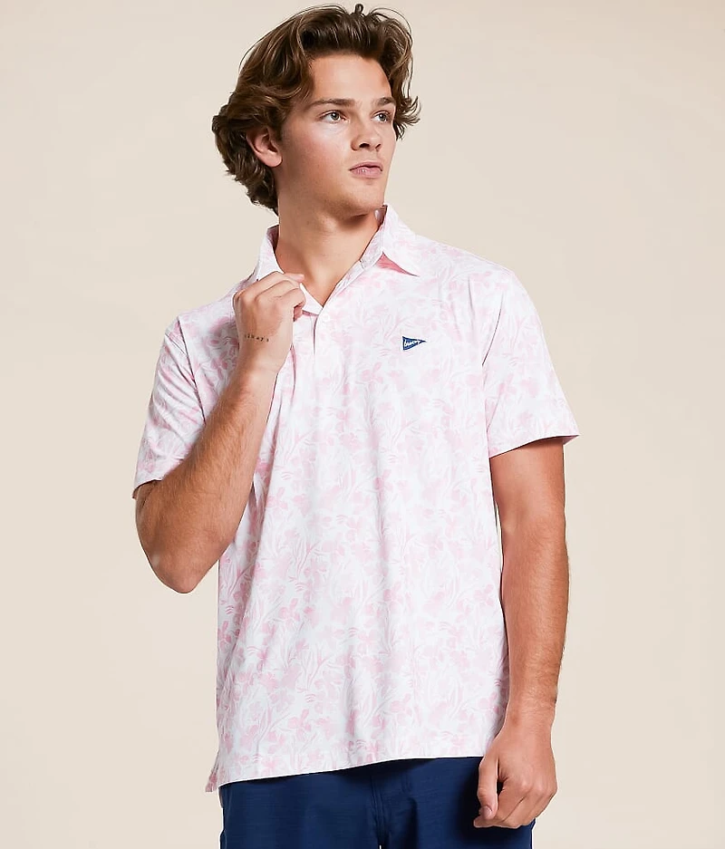 The Watercolor Flower Performance Polo