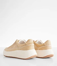 Dolen Platform Raffia Sneaker